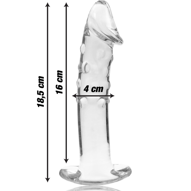Nebula Series By Ibiza - Modelo 19 Dildo Cristal Transparente 18.5 Cm -O- 4 Cm 3 Nebula Series By Ibiza - Modelo 19 Dildo Cristal Transparente 18.5 Cm -O- 4 Cm - Imagen 3
