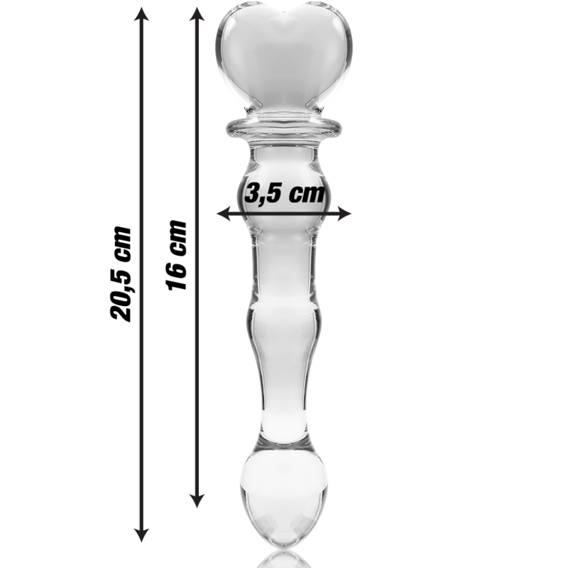 Nebula Series By Ibiza - Modelo 21 Dildo Cristal Transparente 20.5 Cm -O- 3.5 Cm 3 Nebula Series By Ibiza - Modelo 21 Dildo Cristal Transparente 20.5 Cm -O- 3.5 Cm - Imagen 3