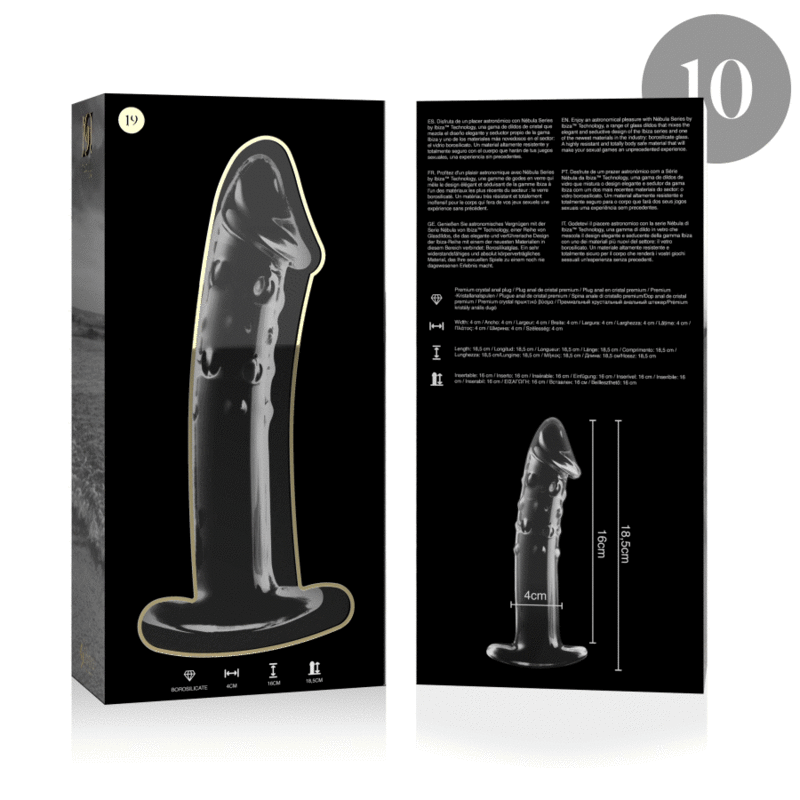 Nebula Series By Ibiza - Modelo 19 Dildo Cristal Transparente 18.5 Cm -O- 4 Cm 4 Nebula Series By Ibiza - Modelo 19 Dildo Cristal Transparente 18.5 Cm -O- 4 Cm - Imagen 4