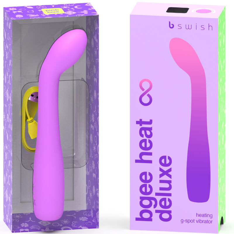 B Swish - Bgee Heat Infinite Deluxe Vibrador Recargable Silicona Lavanda 2 B Swish - Bgee Heat Infinite Deluxe Vibrador Recargable Silicona Lavanda - Imagen 2