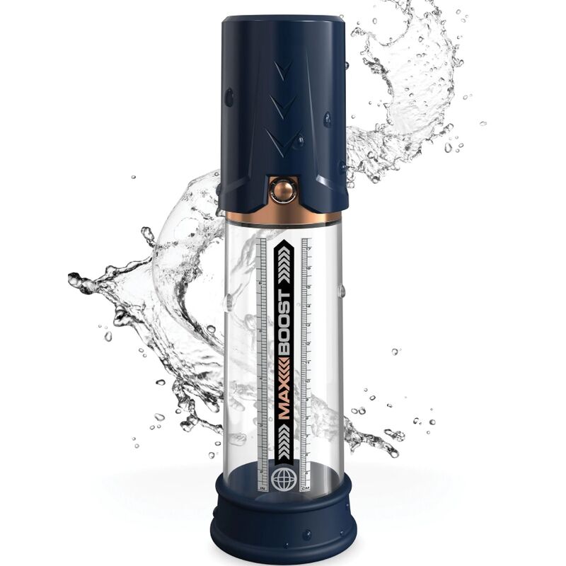 Pump Worx - Bomba De Ereccion Max Boost Azul 4 Pump Worx - Bomba De Ereccion Max Boost Azul - Imagen 4
