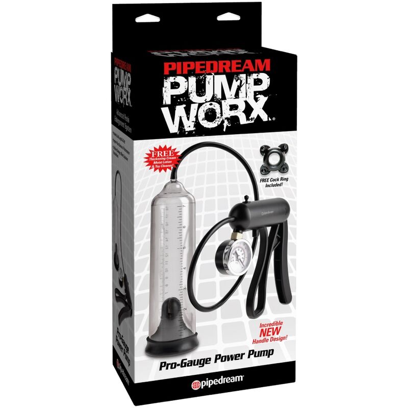 Pump Worx - Bomba De Potencia Pro-Gauge Transparente 2 Pump Worx - Bomba De Potencia Pro-Gauge Transparente - Imagen 2