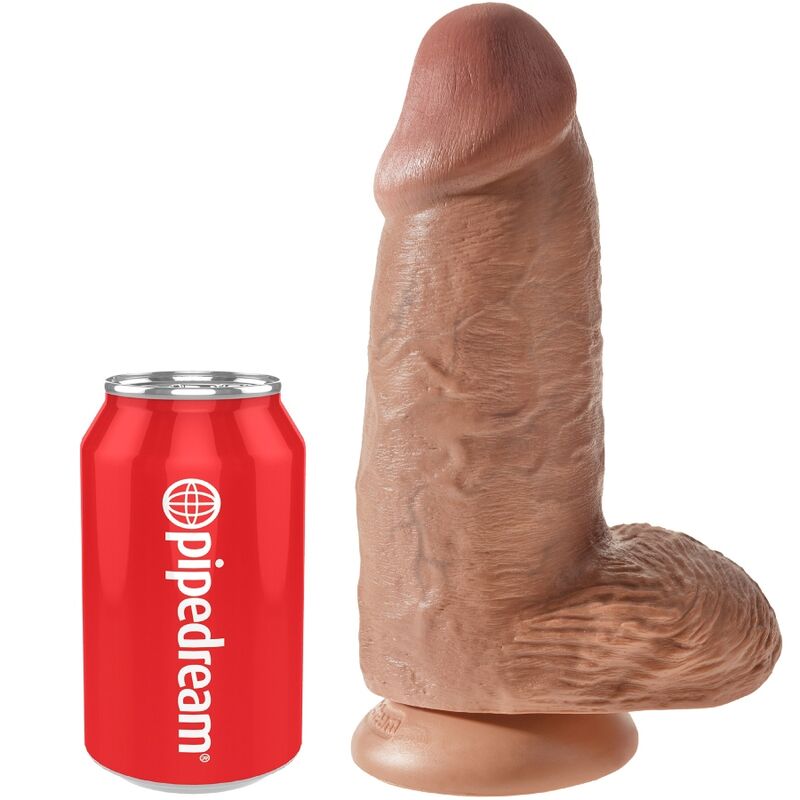King Cock - Pene Realístico Chubby 23 Cm Caramelo 5 King Cock - Pene Realístico Chubby 23 Cm Caramelo - Imagen 5