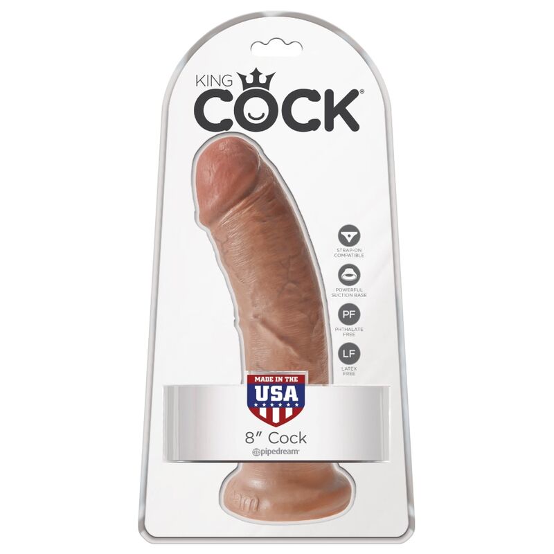 King Cock - Pene Realístico 19.5 Cm Caramelo 6 King Cock - Pene Realístico 19.5 Cm Caramelo - Imagen 6