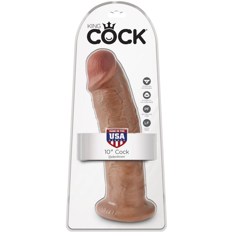 King Cock - Pene Realístico 24 Cm Caramelo 6 King Cock - Pene Realístico 24 Cm Caramelo - Imagen 6
