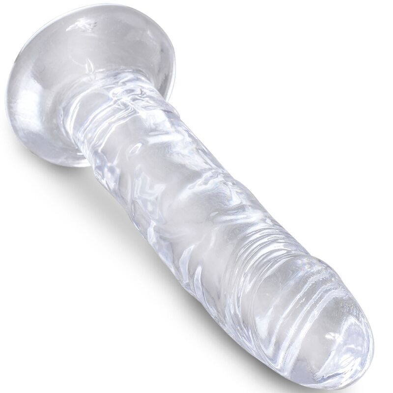 King Cock - Clear Pene Realístico 15.5 Cm Transparente 3 King Cock - Clear Pene Realístico 15.5 Cm Transparente - Imagen 3