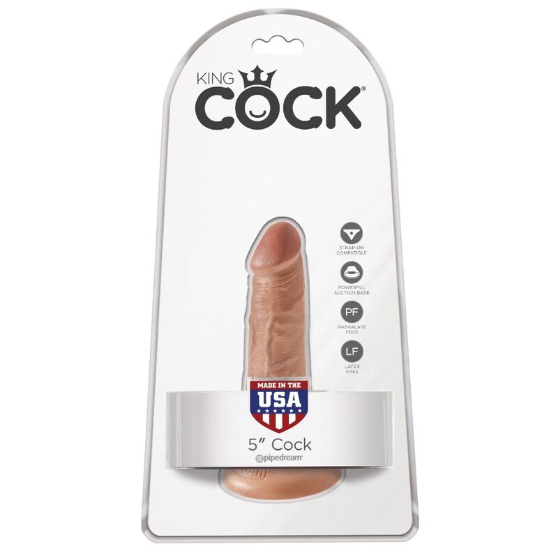 King Cock - Pene Realístico 12 Cm Caramelo 6 King Cock - Pene Realístico 12 Cm Caramelo - Imagen 6