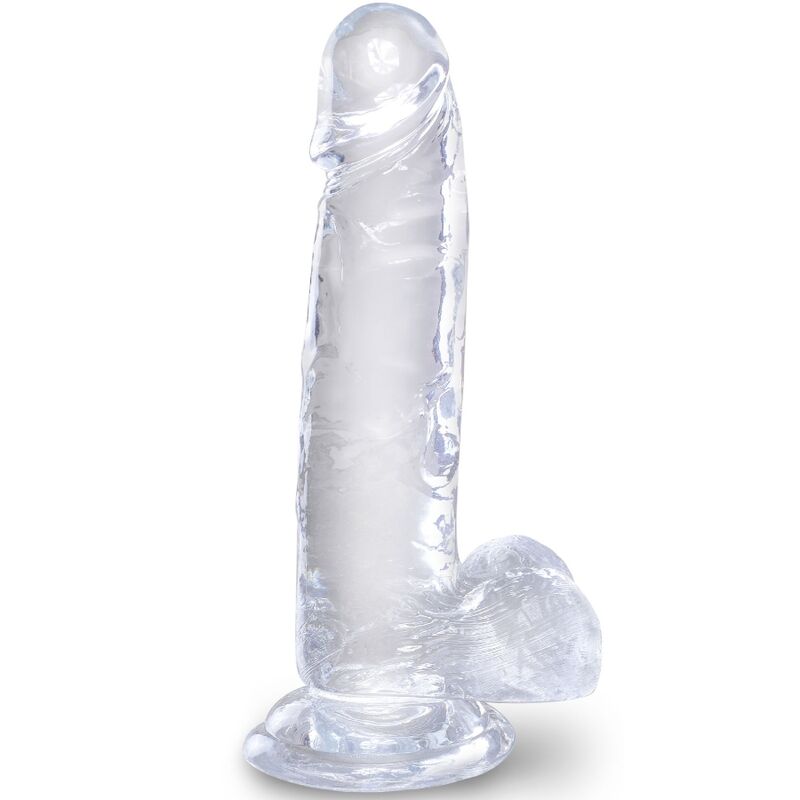 King Cock - Clear Pene Realístico Con Testículos 15.2 Cm Transparente 1 King Cock - Clear Pene Realístico Con Testículos 15.2 Cm Transparente