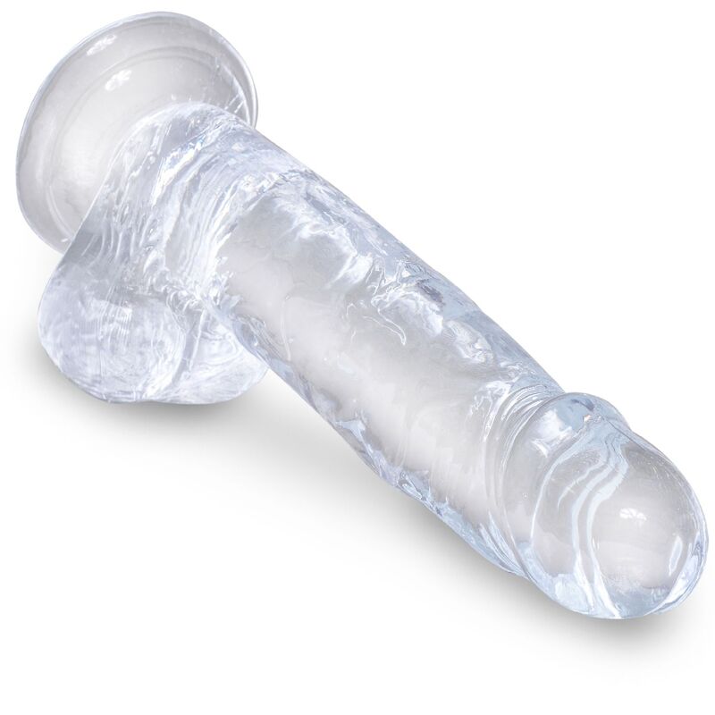 King Cock - Clear Pene Realístico Con Testículos 15.2 Cm Transparente 3 King Cock - Clear Pene Realístico Con Testículos 15.2 Cm Transparente - Imagen 3