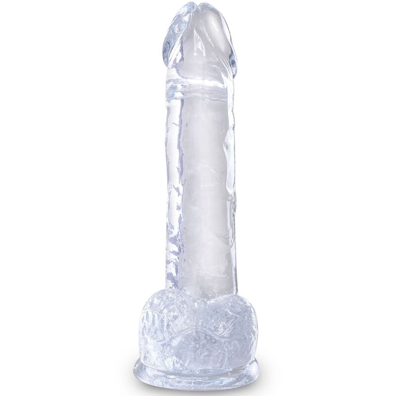 King Cock - Clear Pene Realístico Con Testículos 15.2 Cm Transparente 2 King Cock - Clear Pene Realístico Con Testículos 15.2 Cm Transparente - Imagen 2