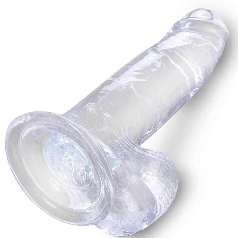 King Cock - Clear Pene Realístico Con Testículos 15.2 Cm Transparente 4 King Cock - Clear Pene Realístico Con Testículos 15.2 Cm Transparente - Imagen 4