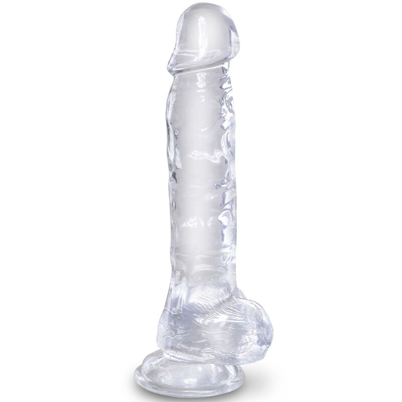 King Cock - Clear Pene Realístico Con Testículos 16.5 Cm Transparente 1 King Cock - Clear Pene Realístico Con Testículos 16.5 Cm Transparente