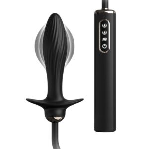 Anal Fantasy Elite Collection - Auto-Throb Plug Anal Inflable Vibrador de Silicona