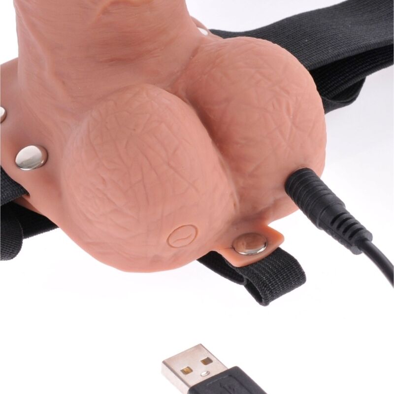 Fetish Fantasy Series - Arnés Ajustable Pene Realístico Con Testículos Recargable Y Vibrador 17.8 Cm 4 Fetish Fantasy Series - Arnés Ajustable Pene Realístico Con Testículos Recargable Y Vibrador 17.8 Cm - Imagen 4