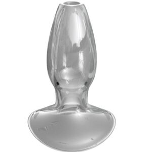 Plug Anal de Cristal Ergonómico para Estimulación Anal