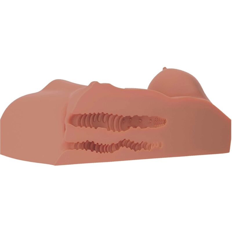 Pdx Plus - Torso Masturbador Femenino Doble Entrada Caramelo 3 Pdx Plus - Torso Masturbador Femenino Doble Entrada Caramelo - Imagen 3