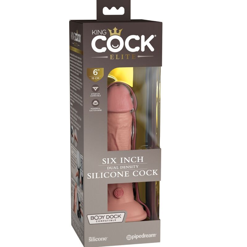 King Cock - Élite Dildo Realístico Silicona 15.2 Cm 5 King Cock - Élite Dildo Realístico Silicona 15.2 Cm - Imagen 5