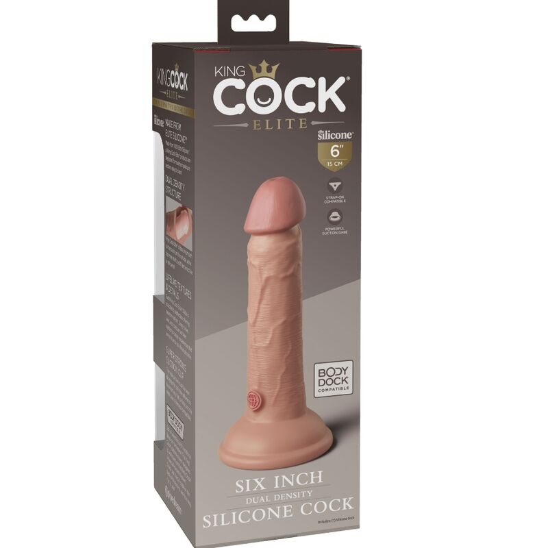 King Cock - Élite Dildo Realístico Silicona 15.2 Cm 6 King Cock - Élite Dildo Realístico Silicona 15.2 Cm - Imagen 6