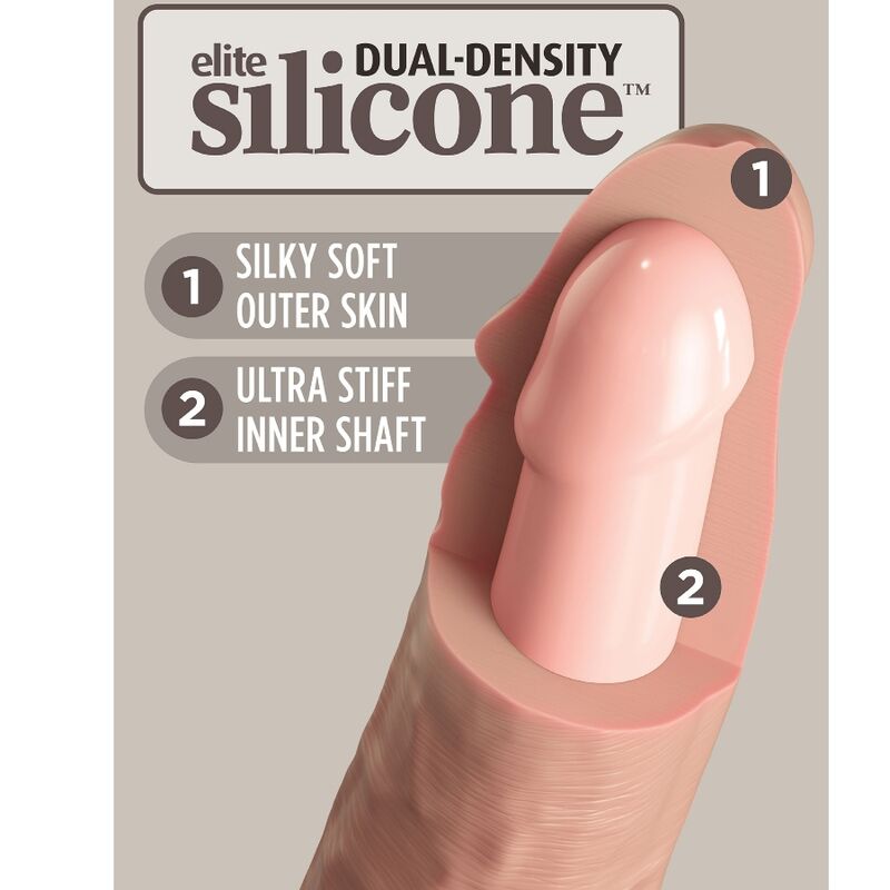 King Cock - Élite Dildo Realístico Silicona 23 Cm 4 King Cock - Élite Dildo Realístico Silicona 23 Cm - Imagen 4