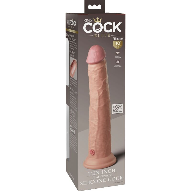 King Cock - Élite Dildo Realístico Silicona 25.4 Cm 6 King Cock - Élite Dildo Realístico Silicona 25.4 Cm - Imagen 6
