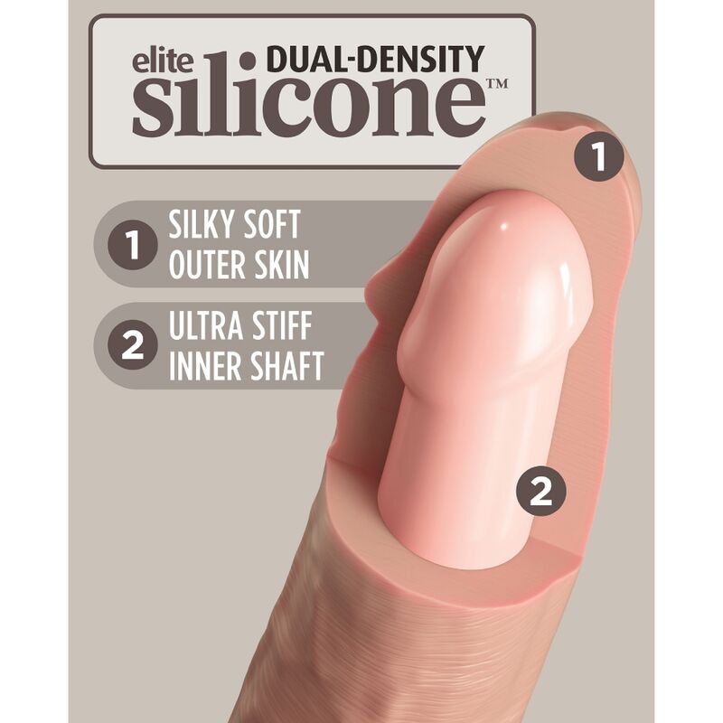 King Cock - Élite Dildo Realístico Silicona 28 Cm 4 King Cock - Élite Dildo Realístico Silicona 28 Cm - Imagen 4