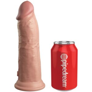 King Cock - Élite Dildo Realístico Vibrador & Silicona 20.3 Cm