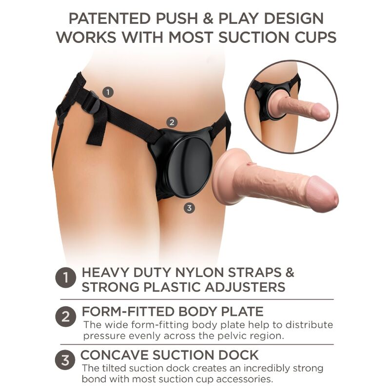 King Cock - Élite Arnés Ajustable Para Principiantes Con Dildo 15.2 Cm 9 King Cock - Élite Arnés Ajustable Para Principiantes Con Dildo 15.2 Cm - Imagen 9