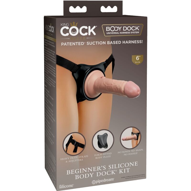 King Cock - Élite Arnés Ajustable Para Principiantes Con Dildo 15.2 Cm 11 King Cock - Élite Arnés Ajustable Para Principiantes Con Dildo 15.2 Cm - Imagen 11