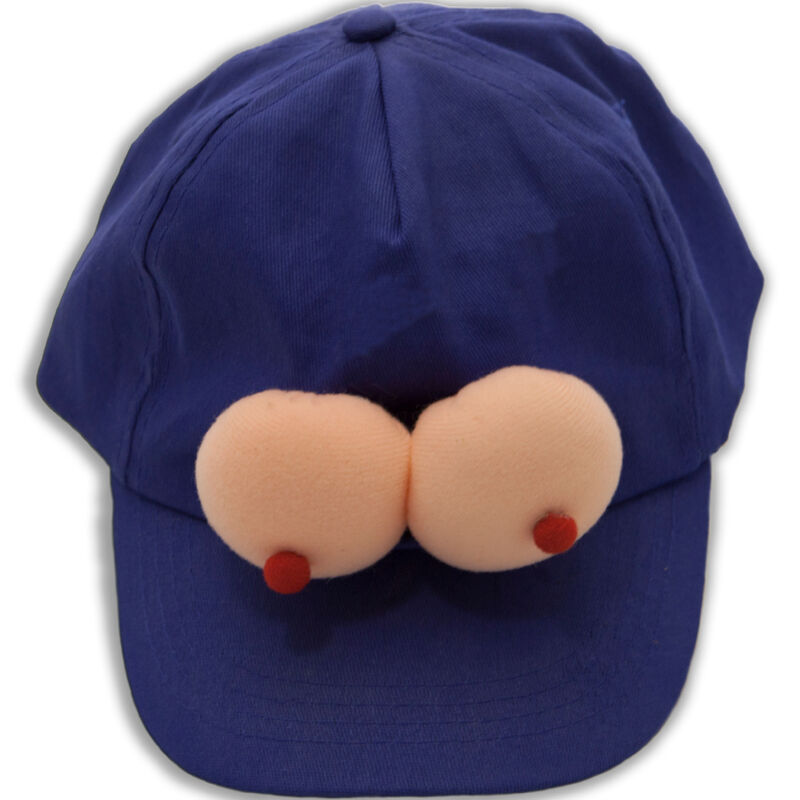 Diablo Picante - Gorra Con Tetas Azul 1 Diablo Picante - Gorra Con Tetas Azul