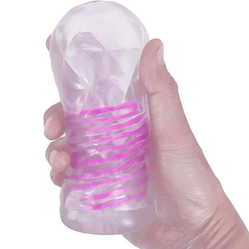 Pretty Love - Masturbador Masculino Fantasy Espiral Interna Y Bolas Transparente 7 Pretty Love - Masturbador Masculino Fantasy Espiral Interna Y Bolas Transparente - Imagen 7