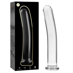 Nebula Series by Ibiza - Modelo 9 Dildo Cristal Transparente 15.5 Cm -O- 2.5 Cm
