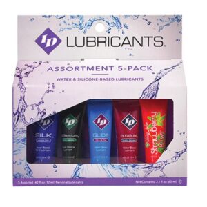 Id Juicy Lube - Surtido 5x Lubricante Tube Pack 12 Ml