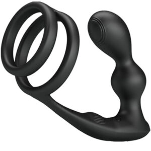 Pretty Love - Marshall Anillo para Pene + Plug Anal Vibratorio & Control Remoto