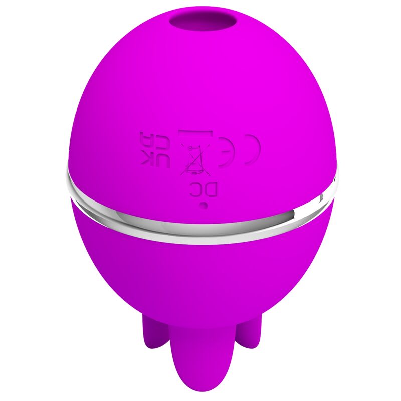 Pretty Love - Vibrador De Silicona Redondo Gemini Ball Morado 3 Pretty Love - Vibrador De Silicona Redondo Gemini Ball Morado - Imagen 3