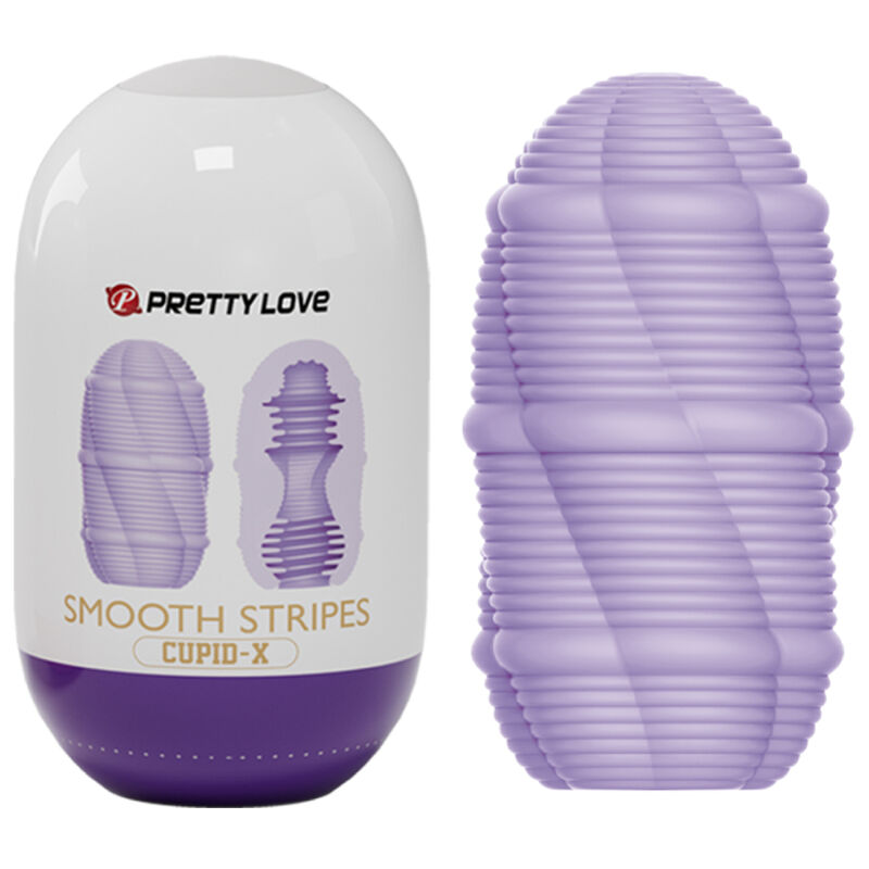 Pretty Love - Huevo Masturbador Smooth Stripes Cupid 1 Pretty Love - Huevo Masturbador Smooth Stripes Cupid