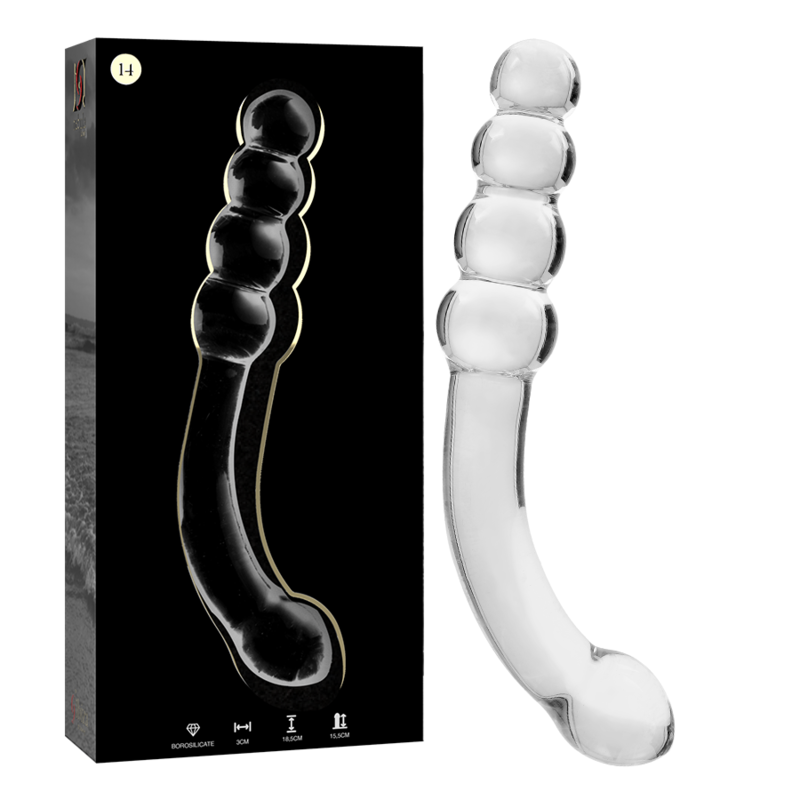 Nebula Series By Ibiza - Modelo 14 Dildo Cristal Transparente 18.5 Cm -O- 3 Cm 1 Nebula Series By Ibiza - Modelo 14 Dildo Cristal Transparente 18.5 Cm -O- 3 Cm