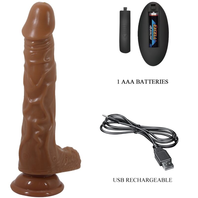 Baile - Bodach Vibrador Realista Con Ventosa Control Remoto 4 Baile - Bodach Vibrador Realista Con Ventosa Control Remoto - Imagen 4