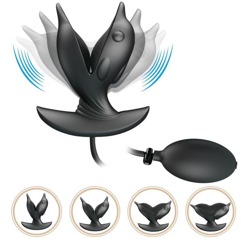 Pretty Love - Plug Anal Delfin Inflable &Amp; Recargable 9 Pretty Love - Plug Anal Delfin Inflable &Amp; Recargable - Imagen 9