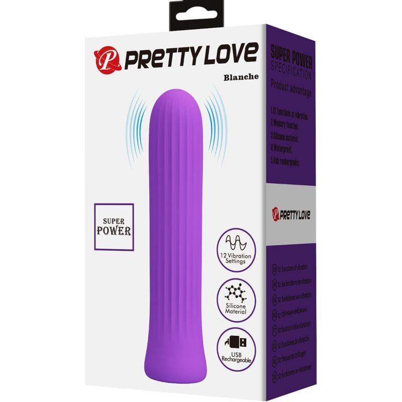 Pretty Love - Blanche Vibrador Estimulador Lila 7 Pretty Love - Blanche Vibrador Estimulador Lila - Imagen 7