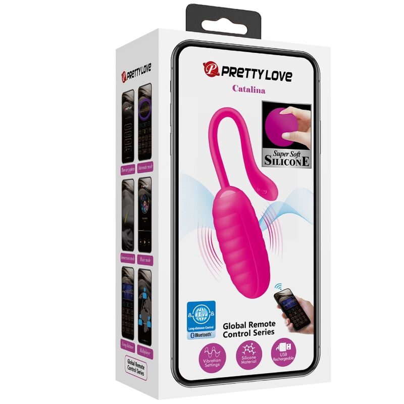 Pretty Love - Catalina Huevo Vibrador Recargable Rosa App Gratuita 12 Pretty Love - Catalina Huevo Vibrador Recargable Rosa App Gratuita - Imagen 12