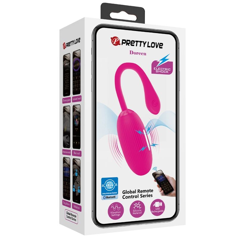 Pretty Love - Doreen Huevo Vibrador Recargable Magenta Control Remoto 12 Pretty Love - Doreen Huevo Vibrador Recargable Magenta Control Remoto - Imagen 12