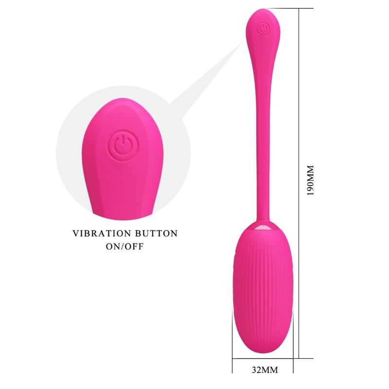 Pretty Love - Doreen Huevo Vibrador Recargable Magenta Control Remoto 4 Pretty Love - Doreen Huevo Vibrador Recargable Magenta Control Remoto - Imagen 4