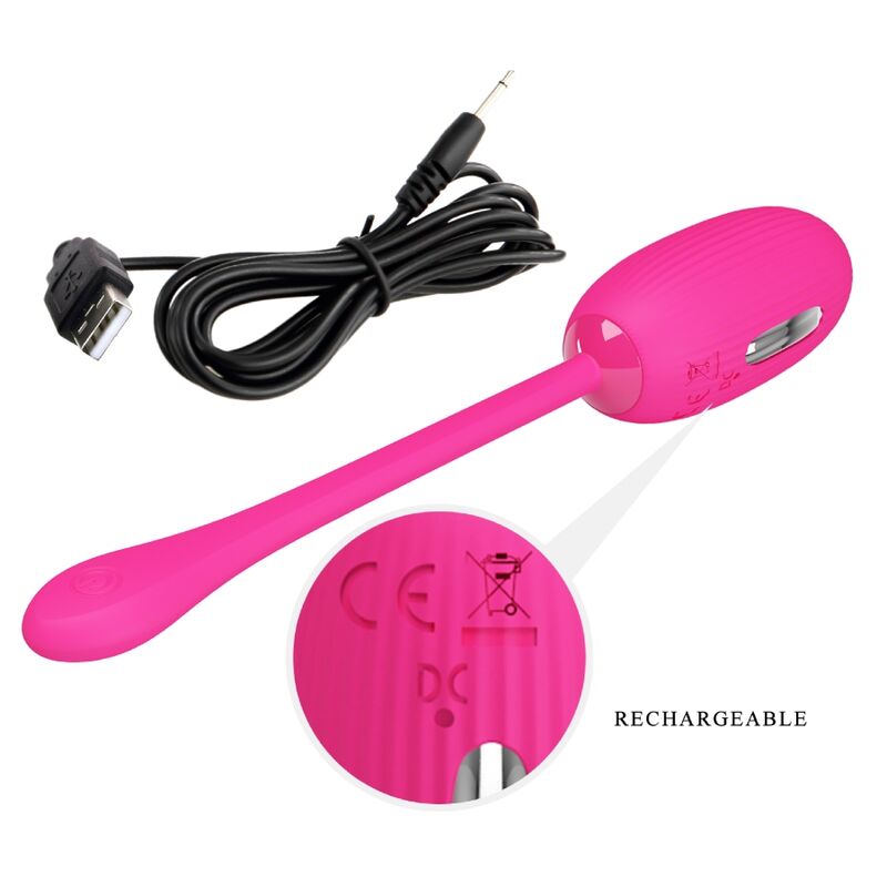 Pretty Love - Doreen Huevo Vibrador Recargable Magenta Control Remoto 5 Pretty Love - Doreen Huevo Vibrador Recargable Magenta Control Remoto - Imagen 5