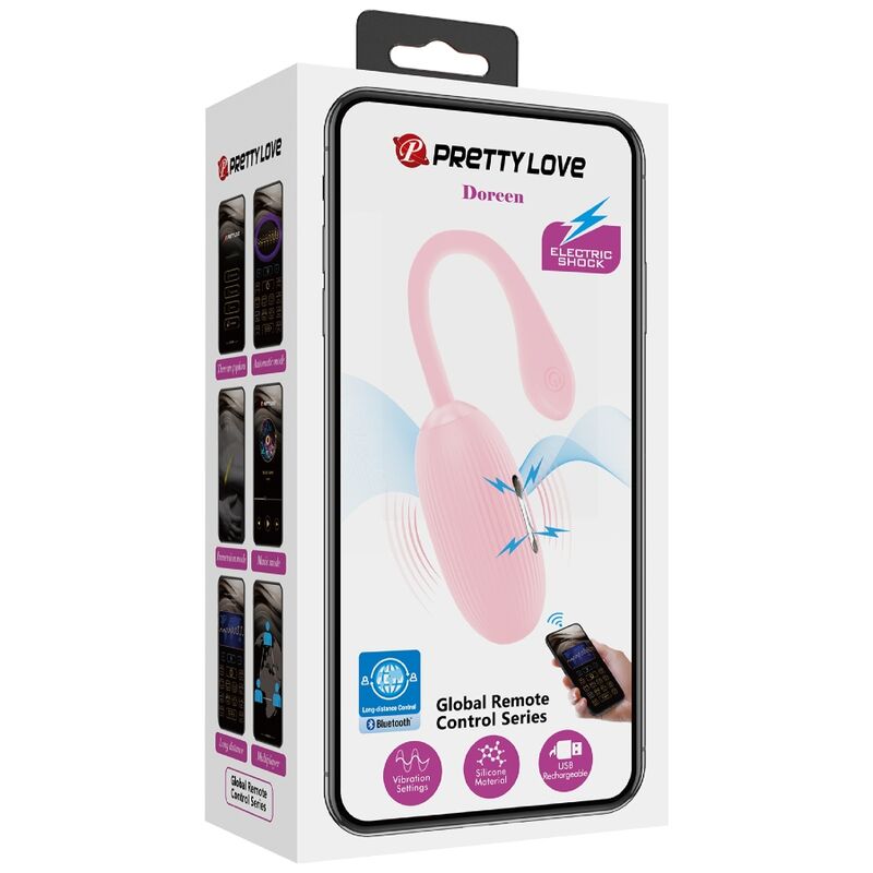 Pretty Love - Doreen Huevo Vibrador Recargable Rosa 12 Pretty Love - Doreen Huevo Vibrador Recargable Rosa - Imagen 12