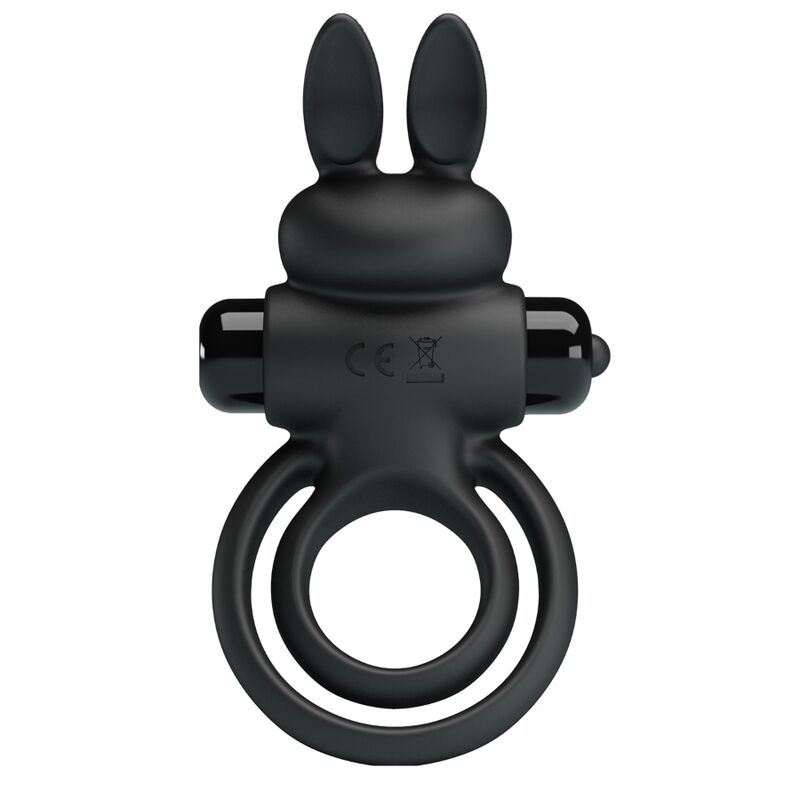 Pretty Love - Anillo Vibrador Iii Conejo Para Pene Negro 1 Pretty Love - Anillo Vibrador Iii Conejo Para Pene Negro