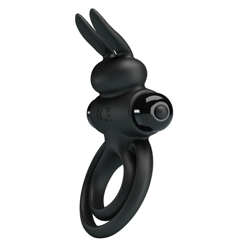 Pretty Love - Anillo Vibrador Iii Conejo Para Pene Negro 3 Pretty Love - Anillo Vibrador Iii Conejo Para Pene Negro - Imagen 3