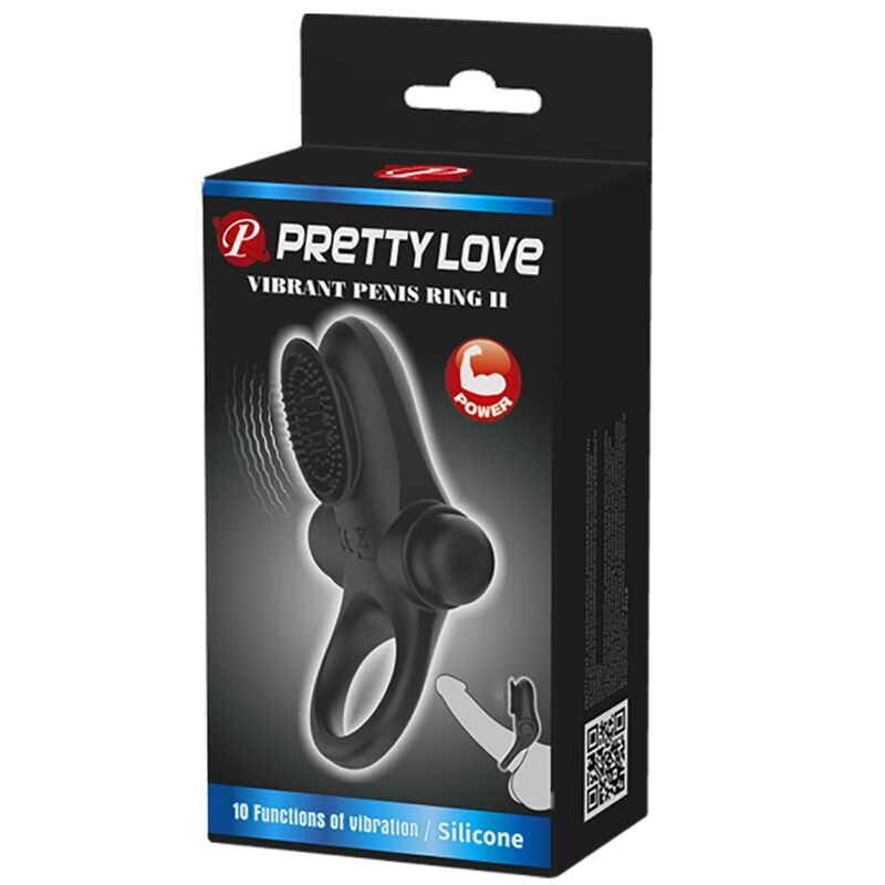 Pretty Love - Anillo Vibrador Ii Para Pene Negro 9 Pretty Love - Anillo Vibrador Ii Para Pene Negro - Imagen 9