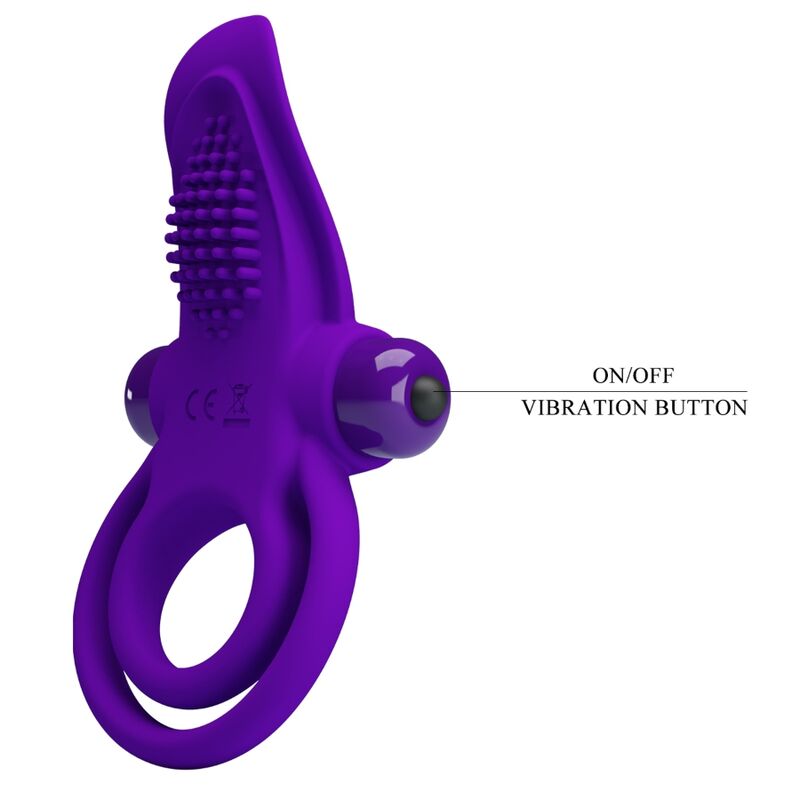 Pretty Love - Anillo Vibrador Para Pene Morado 7 Pretty Love - Anillo Vibrador Para Pene Morado - Imagen 7