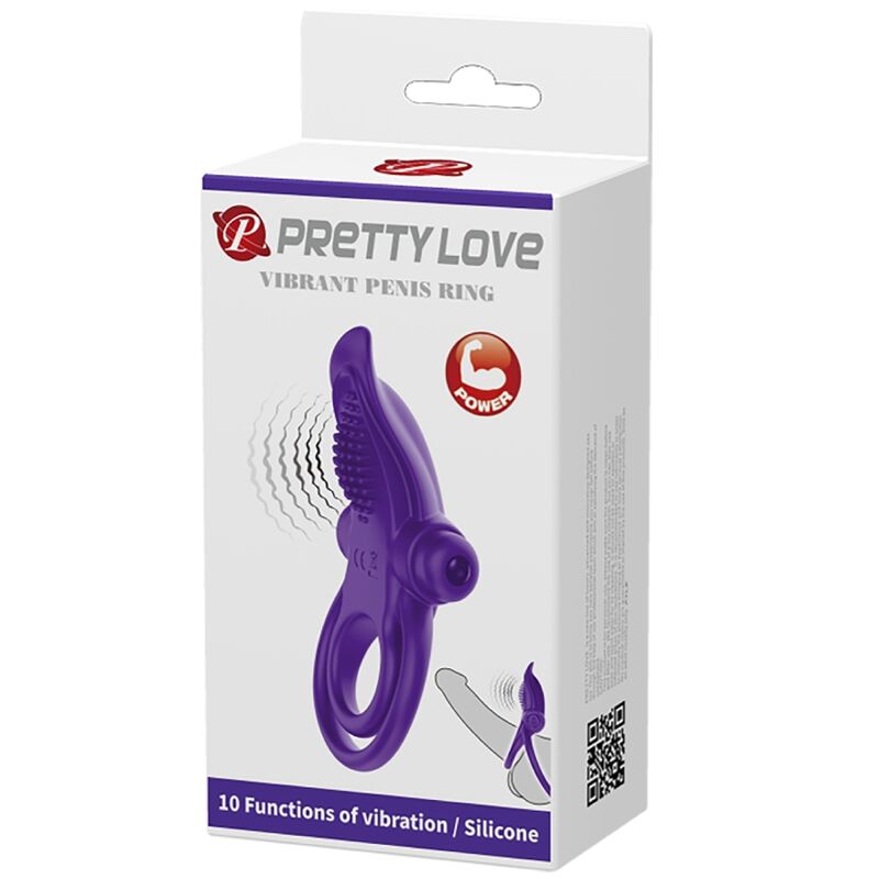 Pretty Love - Anillo Vibrador Para Pene Morado 9 Pretty Love - Anillo Vibrador Para Pene Morado - Imagen 9
