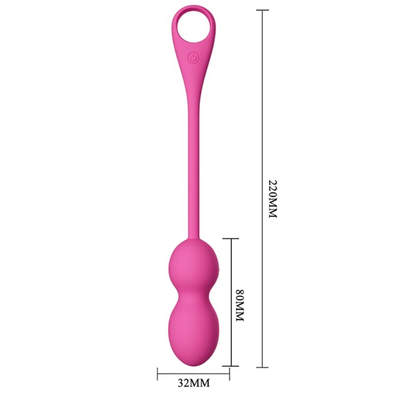 Pretty Love - Elvira Bolas Vibradoras Recargable Rosa 5 Pretty Love - Elvira Bolas Vibradoras Recargable Rosa - Imagen 5